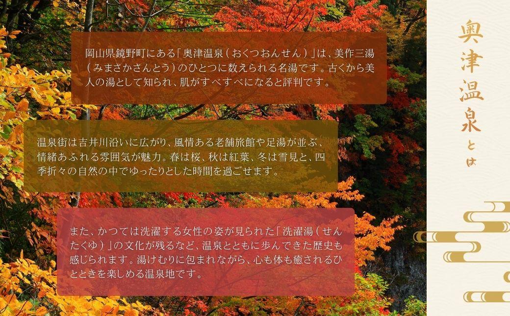 奥津温泉「花美人の里」日帰り入浴券（5回分）051-a001