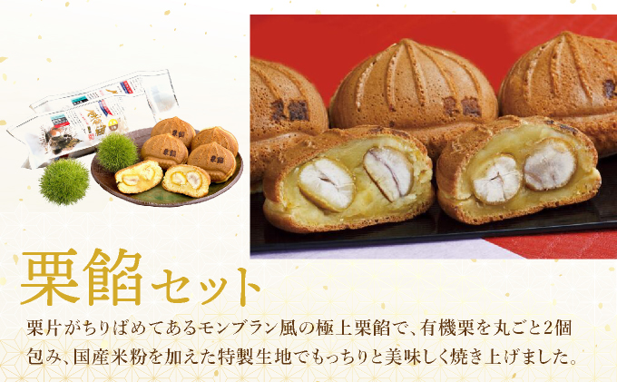 I-4.栗餡団・2種類箱詰めセット【010-a015】