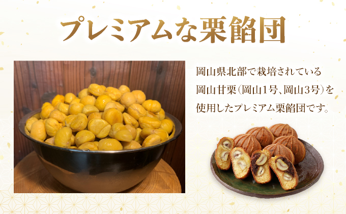 I-6.プレミアム栗餡団・2種類箱詰めセット【010-a017】