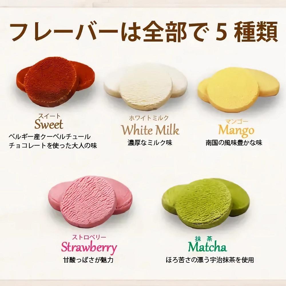 とろけるショコラクッキー 鏡野ほろり 30枚セット（5種入）【031-a003】 30枚セット（5種入）