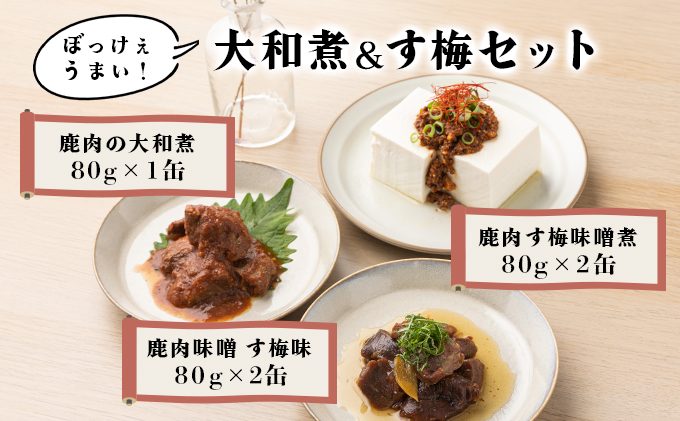 ぼっけぇうまい！大和煮＆す梅セット【008-a011】