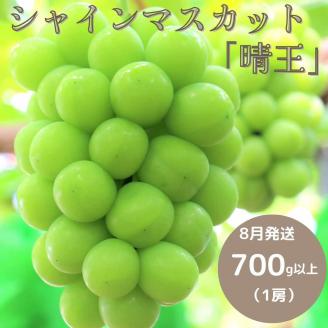 岡山県 勝央町産 ぶどう シャインマスカット 700g以上 (1房) ＜8月発送＞ _A10 700g以上 （1房）