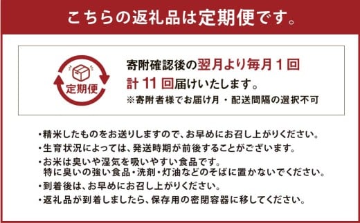 【11回定期便】 子育て応援米 【令和7年産】 奈義町産米 BG無洗米 あきたこまち 5kg 【窒素充填包装】 【お申込み完了月の翌月から順次発送】 米 お米 白米 ご飯 単一精米 国産 定期便 岡山県 奈義町