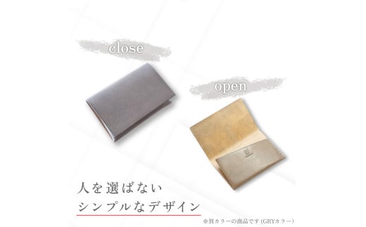 【スカーレット】 イタリアンオイルレザーの折革名刺入れ 革小物 名刺入れ 名刺 革 レザー オイルレザー イタリアン 岡山県 奈義町