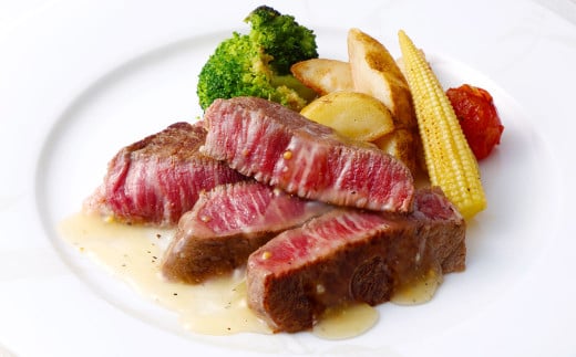 奈義和牛 2つのヒレステーキ 約450g シャトーブリアン ヒレ ステーキ サイコロステーキ ヒレ肉 牛肉 牛 和牛 なぎビーフ 冷凍 奈義町 岡山県産 国産牛 国産