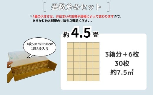 置くだけで無垢の床にユカハリ・タイル4.5畳セット すぎ無塗装 ウッドカーペット M-mm-A17A