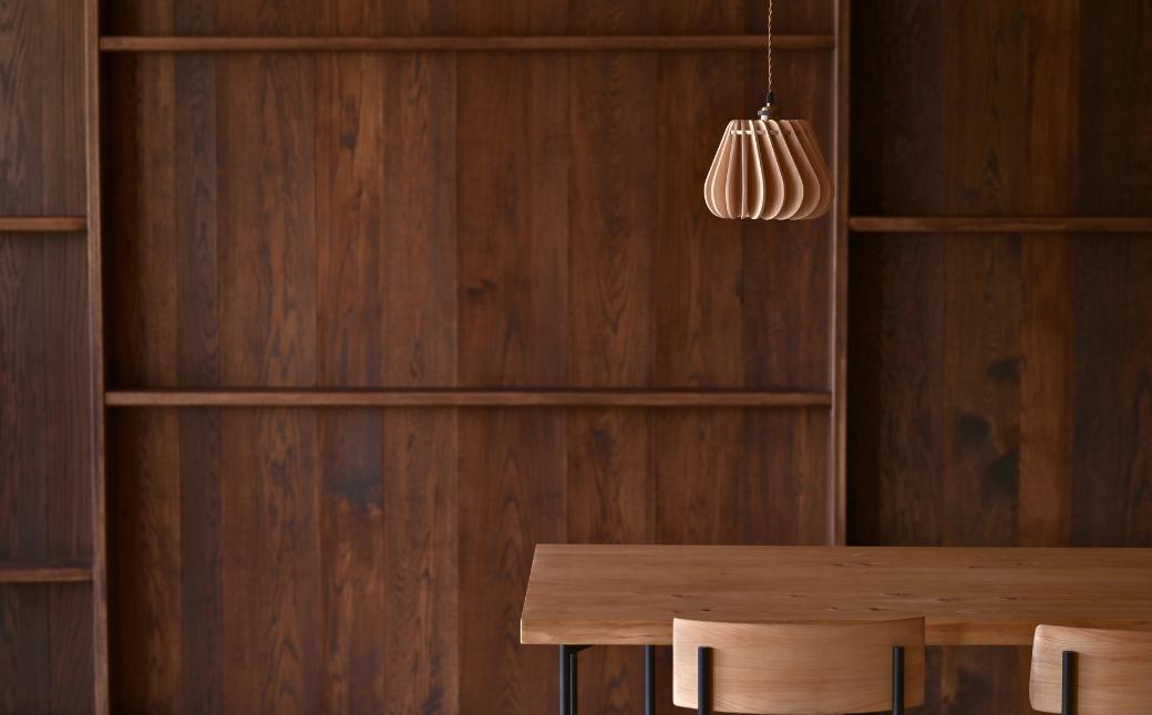 天然ひのきの木製 KD ペンダントライト＜ボブ＞ | 優しい間接光と森の香りの照明器具（無塗装・組立簡単・LED対応・引掛シーリング式） M-ms-A02A ボブ