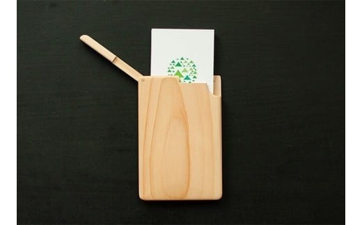 ひのきの名刺入れ タテ型 M-ms-A12A