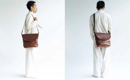 牛革 ショルダーバッグ（L) Z-UY-A96A