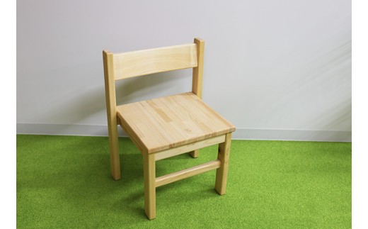 【国産・無垢の木】ヒノキのいす_4～5歳児向け N-mp-A05A 4～5歳向け/座面高30cm