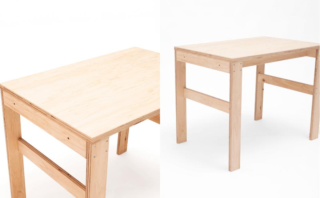 「BASE Desk 90cm」FSC®認証材のコンパクトワークデスク M-mo-A05A