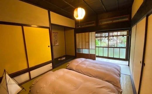 本格タイ料理付き 古民家カフェ民宿 Aru no mori 宿泊券 V-zz-A21A