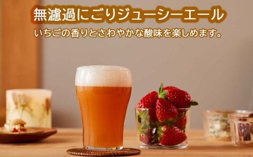 完熟いちごのクラフトビール×6本_ストロベリージューシーエール M-MQ-A01A