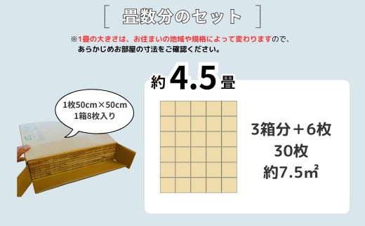 置くだけで無垢の床にユカハリ・タイル4.5畳セット ひのき無塗装 ウッドカーペット M-mm-A20A