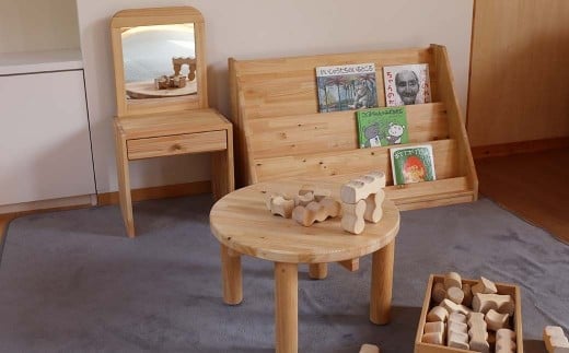 【ヒノキ薫る】ままごとドレッサー N-mr-A09A