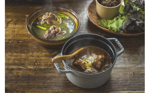 村産食材の料理セット 名店直送「おうちでろっかん」 1人前セット A-MT-A01A