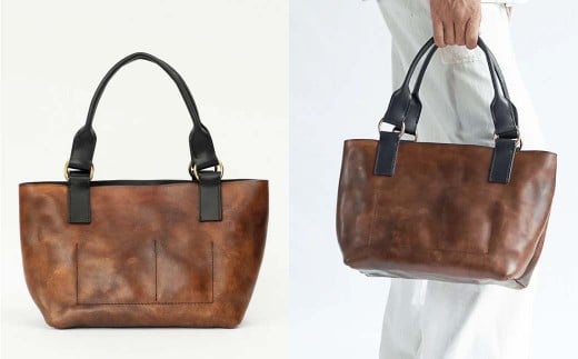 牛革トートバッグ（S) Z-UY-A91A