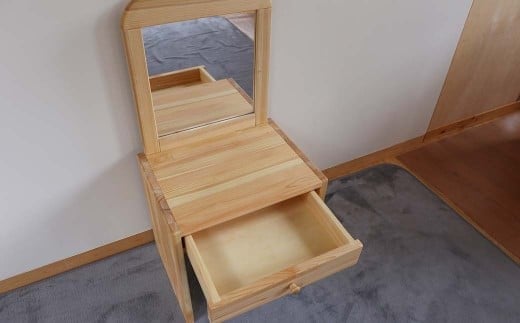 【ヒノキ薫る】ままごとドレッサー N-mr-A09A