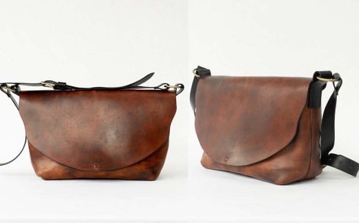 牛革 ショルダーバッグ（M) Z-UY-A95A