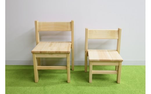 【国産・無垢の木】ヒノキのいす_4～5歳児向け N-mp-A05A 4～5歳向け/座面高30cm