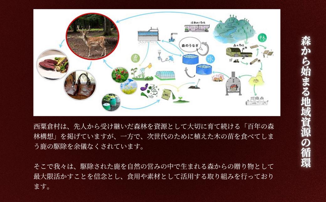 森のジビエ  鹿肉 ブロック おまかせ詰合せ2㎏ A-JJ-A23A