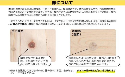 置くだけで無垢の床に！ユカハリ・タイル 8畳セット ひのき無塗装 ウッドカーペット M-mm-A22A