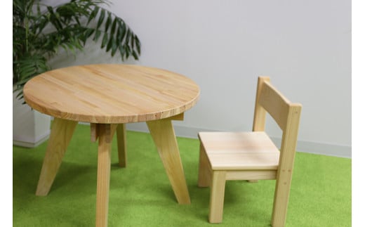 【国産・無垢の木】ヒノキのいす_3～4歳向け N-mp-A04A 3～4歳向け/座面高23cm