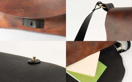 牛革 ショルダーバッグ（L) Z-UY-A96A