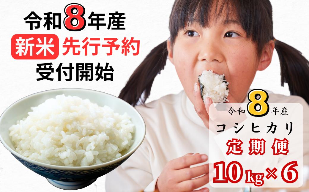 【令和8年産新米・先行予約】【6回定期便】あわくら源流米 コシヒカリ 白米 10kg｜西粟倉村産・昼夜寒暖差が育む甘み｜ふるさと納税 K-ag-CFZA