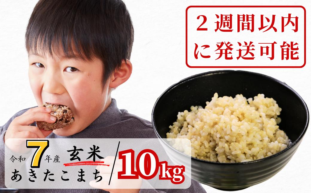【令和7年産】あわくら源流米 あきたこまち 玄米 10kg｜西粟倉村産・昼夜寒暖差が育む甘み｜ふるさと納税 K-bc-AEJA