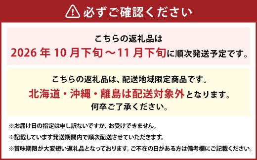 紫苑 1房（700g以上） 化粧箱入り 【2026年10月下旬～11月下旬まで発送予定】 ／ 葡萄 ぶどう 果物 果実 フルーツ 種なし 岡山県 美咲町 冷蔵