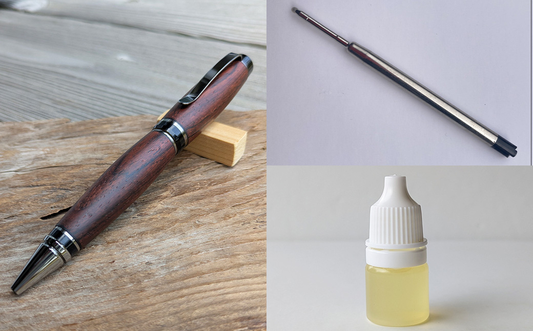 【ANA限定】 ブラジリアンローズウッド （ハカランダ） のシガータイプボールペン©