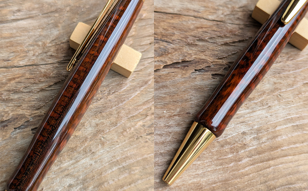 【ANA限定】 スネークウッド ･ グロス仕上げのノック式ボールペン