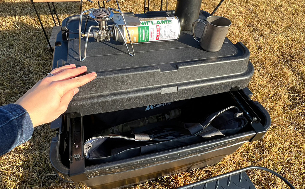 To-Rail トランクカーゴ用 スライドレール ／ アイアン 鉄 黒色 ブラック 簡単セッティング 簡単取付 スライド開閉 スライド天板 専用収納袋 収納袋付き