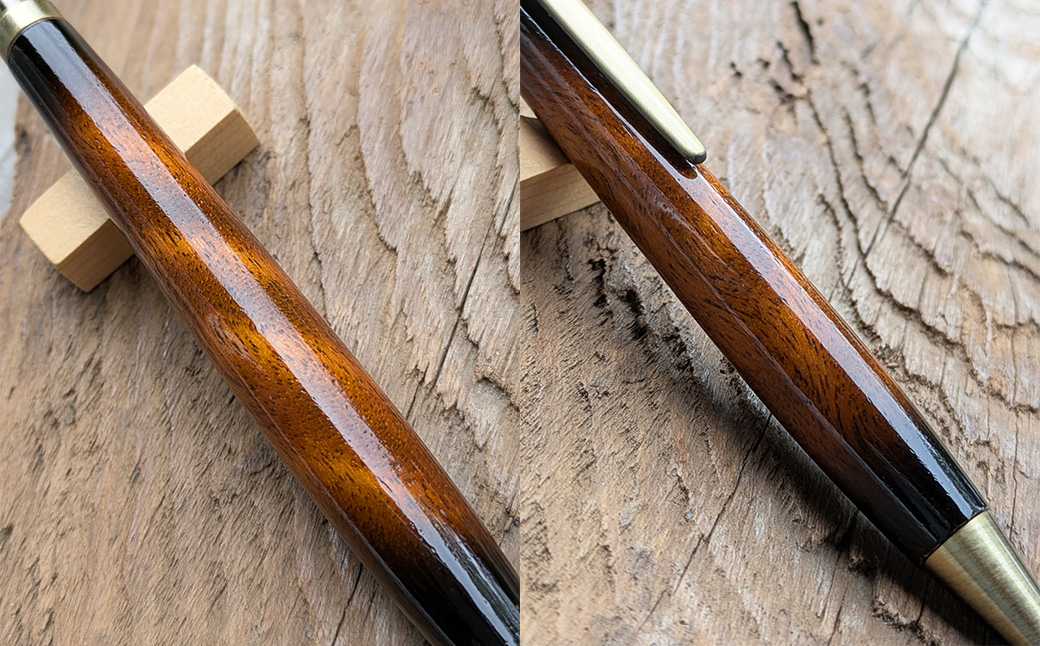 【ANA限定】 シルバーハート ･ タバコバーストのノック式ボールペン