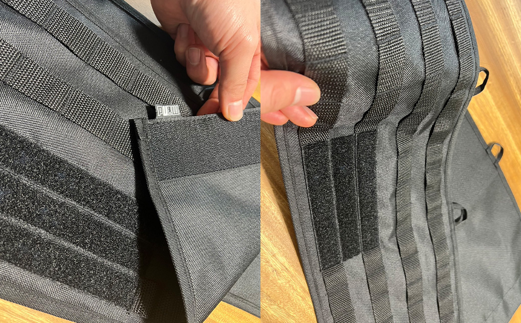 FOLDING TABLE トランクカーゴ用 ジャケット ／ ボックスジャケット 黒 ブラック ポリエステル アイテム収納 小物収納 外付け