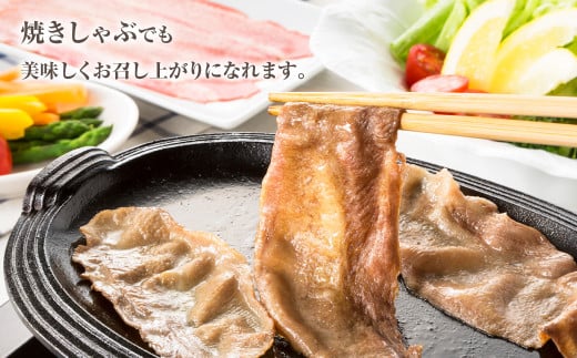 【6ヶ月定期便】牛たんしゃぶしゃぶセット 約600g（ゆず塩ぽん酢付き）×6回 計約3,600g 牛たん 牛タン 牛肉 しゃぶしゃぶ 鍋 冷凍 岡山県