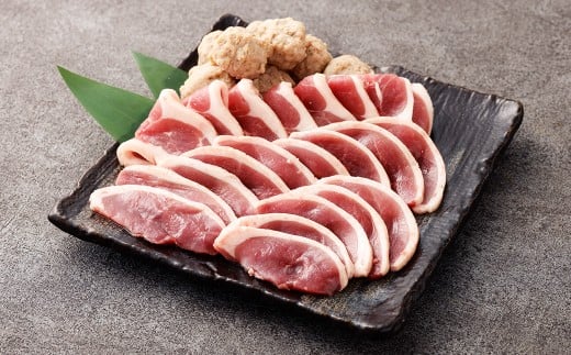 京鴨 鴨肉スライス 250g（ロース・もも）×1袋 ／ 鴨肉 あい鴨肉 ロース むね ムネ もも モモ スライス 薄切り 国産 冷凍