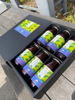 【引退競走馬支援!】岡山　吉備高原のブルーベリージュース【6本セット】