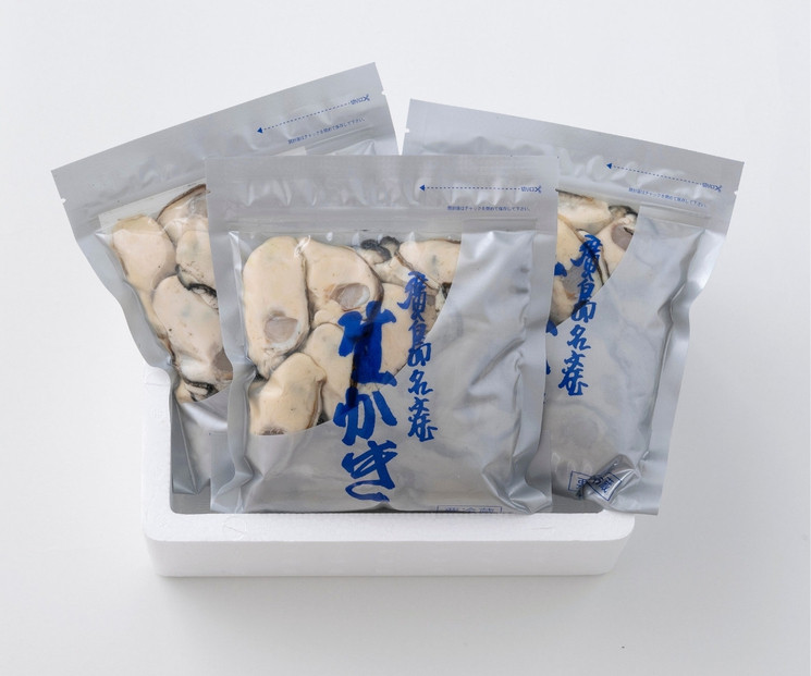 米田海産の広島かき むき身1.5kg (0.5kg×3袋) 加熱調理用