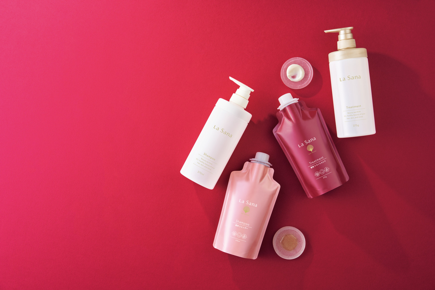 ＼年内発送／ ラサーナ 薬用 シャンプー・トリートメント・専用空ボトル セット