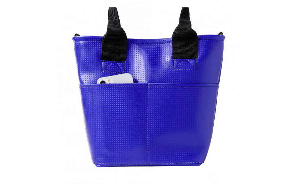 FUKUNARY ミニトートバッグ バレーボール / ブルー M075