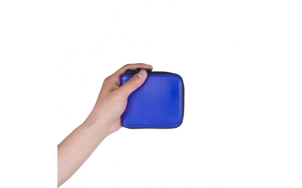 ＼年内発送／折財布/ ブルー M026