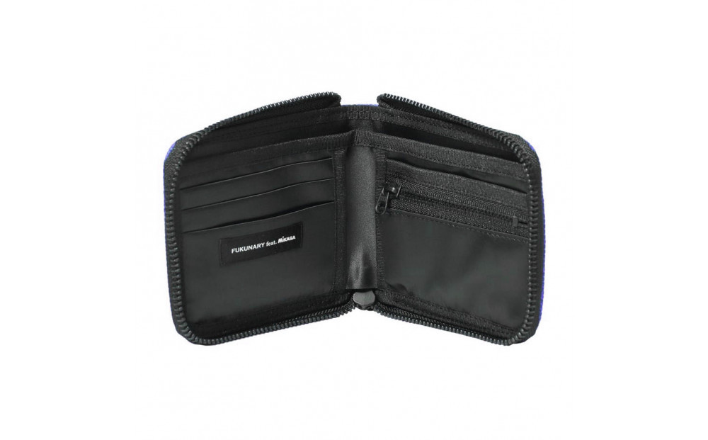 ＼年内発送／折財布/ ブルー M026