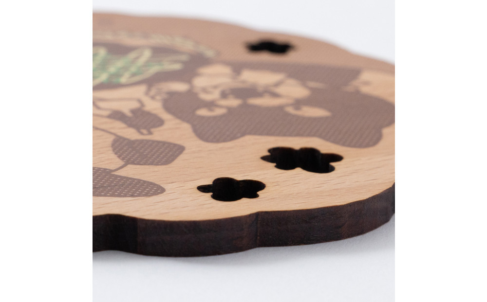 Ten＆O　木製プレートコレクション しまなみサイクリング × 広島お好み焼き　各1枚 合計2枚入り