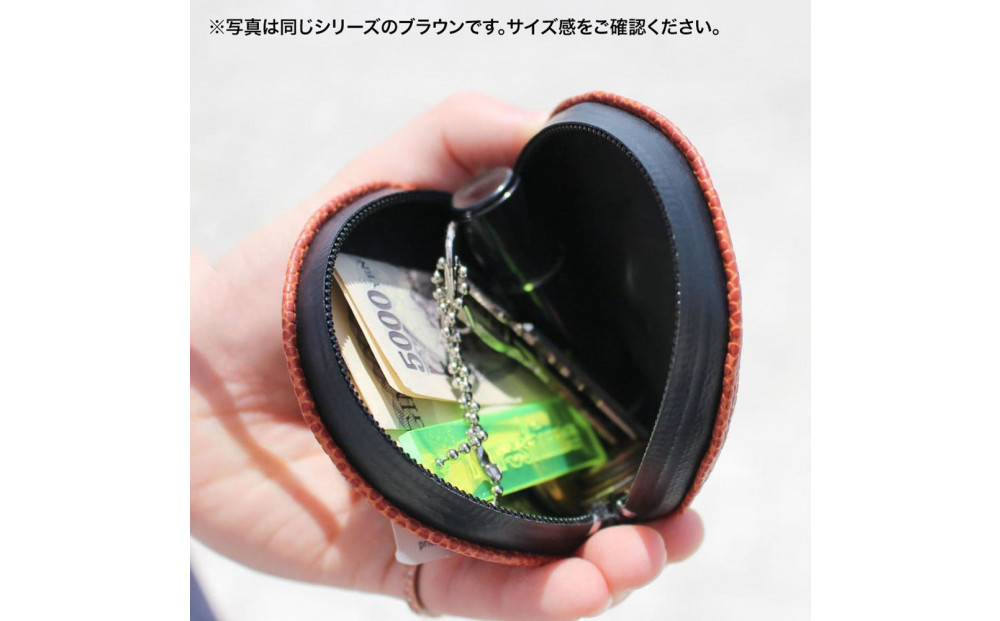 ラウンドコインケース/ ブルー M047