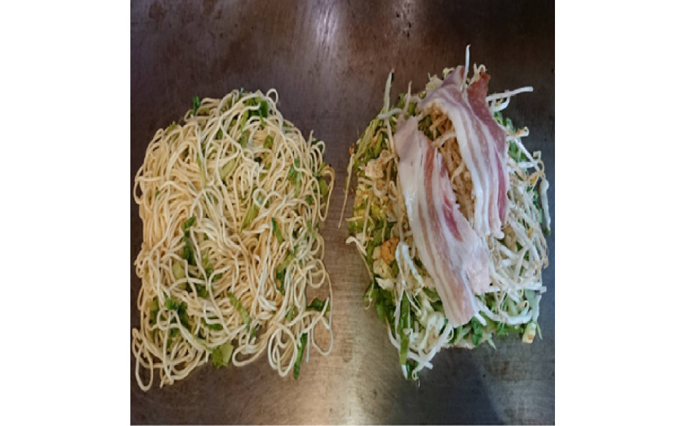 広島迷彩（名菜）焼き（そば）　2枚セット　