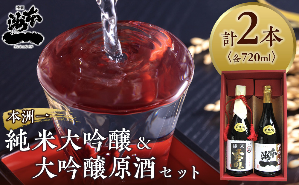 本洲一 純米大吟醸・大吟醸原酒セット