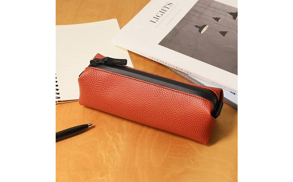 ペンケース/ブラウン M116