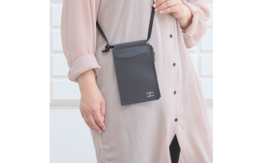 ネックケース/ ブラック E087